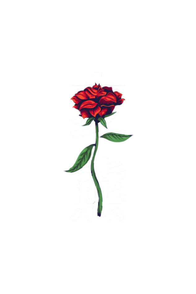 Elegance in Bloom - Kanji Rose Polo