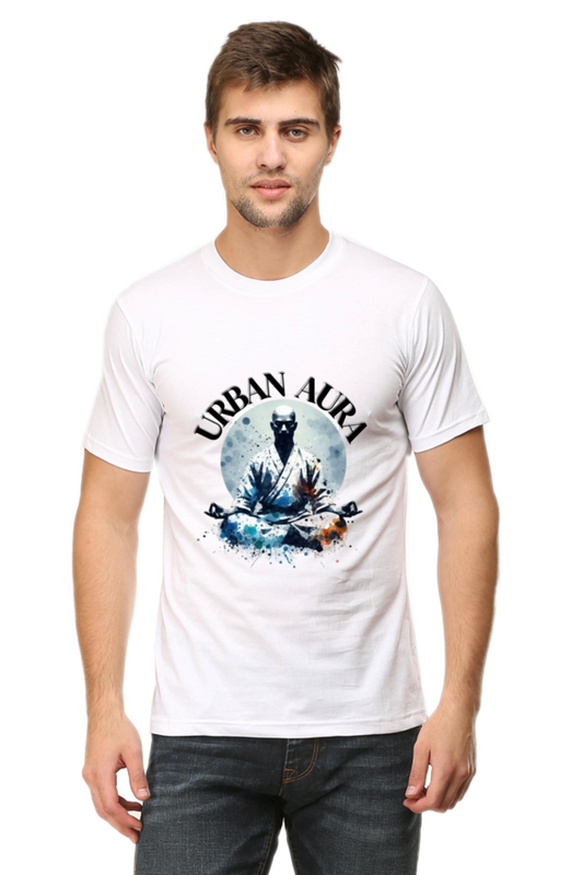 Urban Aura - Meditative Warrior Graphic T-Shirt